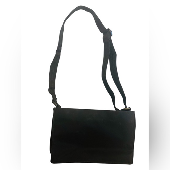 Q & A Dual Pouch Crossbody Bag  Black - Picture 2 of 5